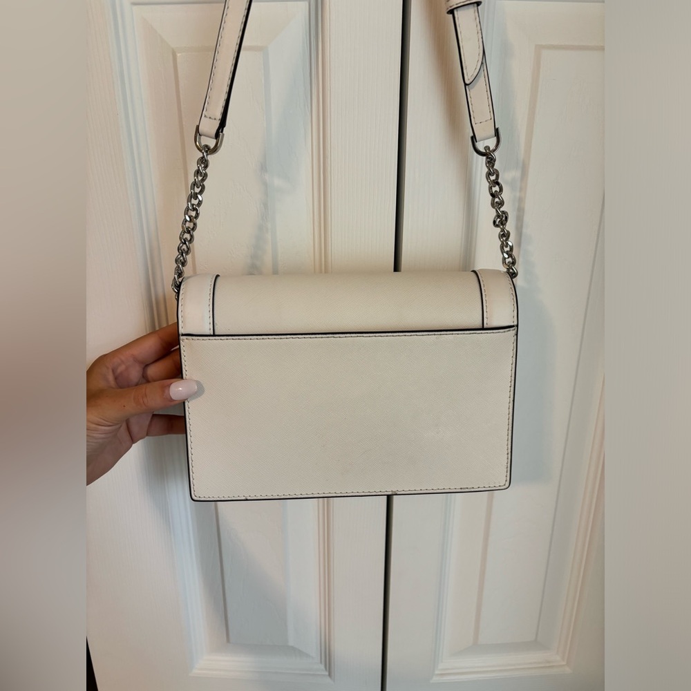 Michael Kors Jet Set Fullflap Chain Saffiano Leather Crossbody Bag USED ONCE - Picture 11 of 14